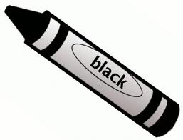 black crayon